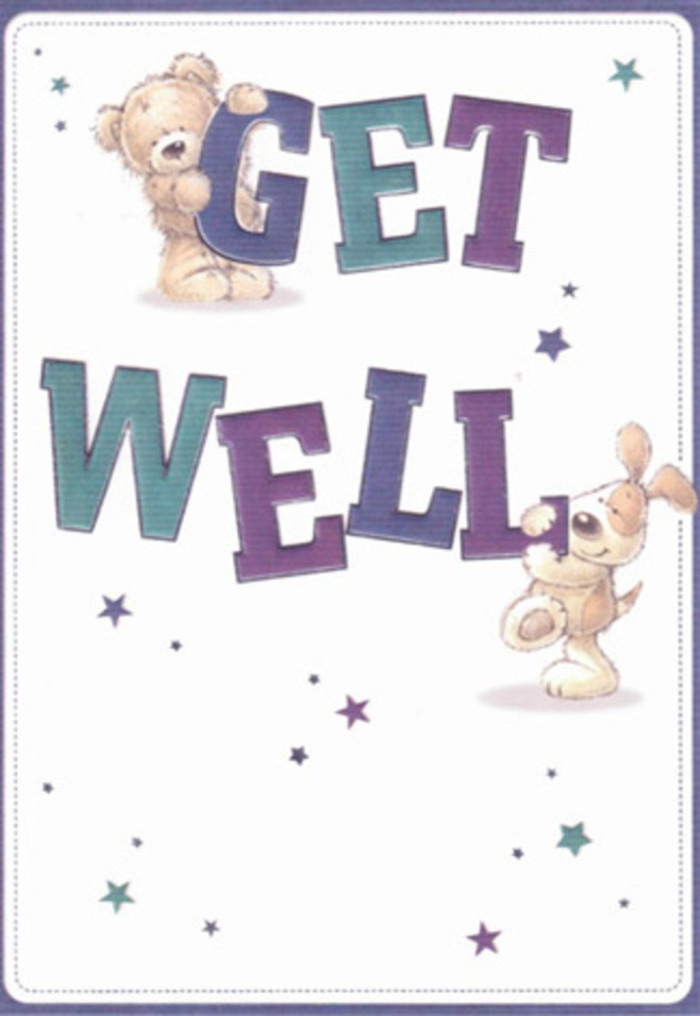 Crafted with the friendly spirit reminiscent of Canonbury's local florists, this get well card brings together a plush bear and a cheerful puppy amidst a celebration of colour and caring. The artwork's tactile brushwork suggests the soft textures of fur and velvet, while the characters joyfully interact with chunky, shaded letters spelling 'Get Well' in ombres of purple and blue-green. Playful stars float around them, infusing the design with a sprinkle of optimism reminiscent of evenings along Douglas Road. The crisp white canvas heightens the mood of clarity and freshness-qualities both card and bouquet share, especially when hand-delivered by Flowers Canonbury to loved ones near Canonbury Station or Compton Terrace Gardens. Every detail, from the confident typography to the inviting warmth on the animal faces, communicates compassion and hope, making it an ideal gift to help a friend or neighbour find brightness amid the clouds.